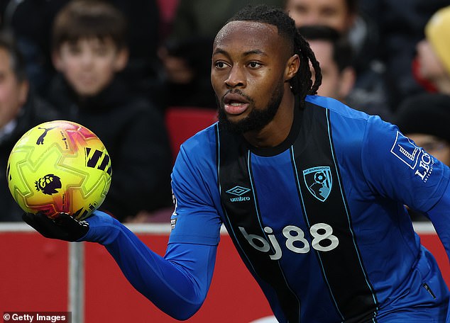 Man United had been in the hunt for Bournemouth's Antoine Semenyo but he looks more likely to move crosstown to the Etihad