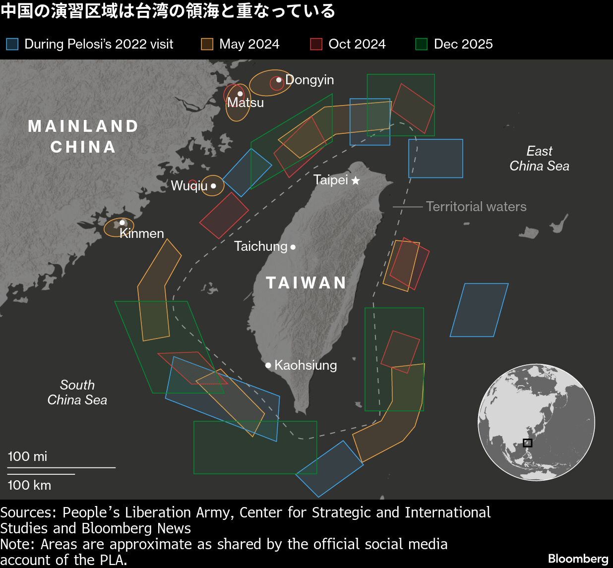中国手技療法  帳  軍 中国軍がロケット弾27発を発射 台湾周辺での軍事演習、民間機にも影響