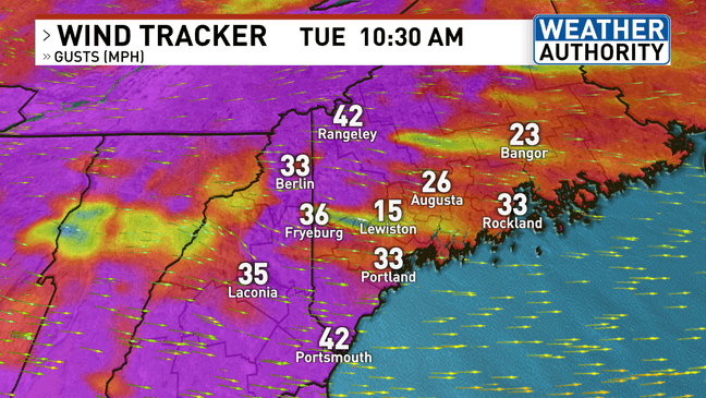Freezing rain causes tricky travel conditions in Maine, power outages ...