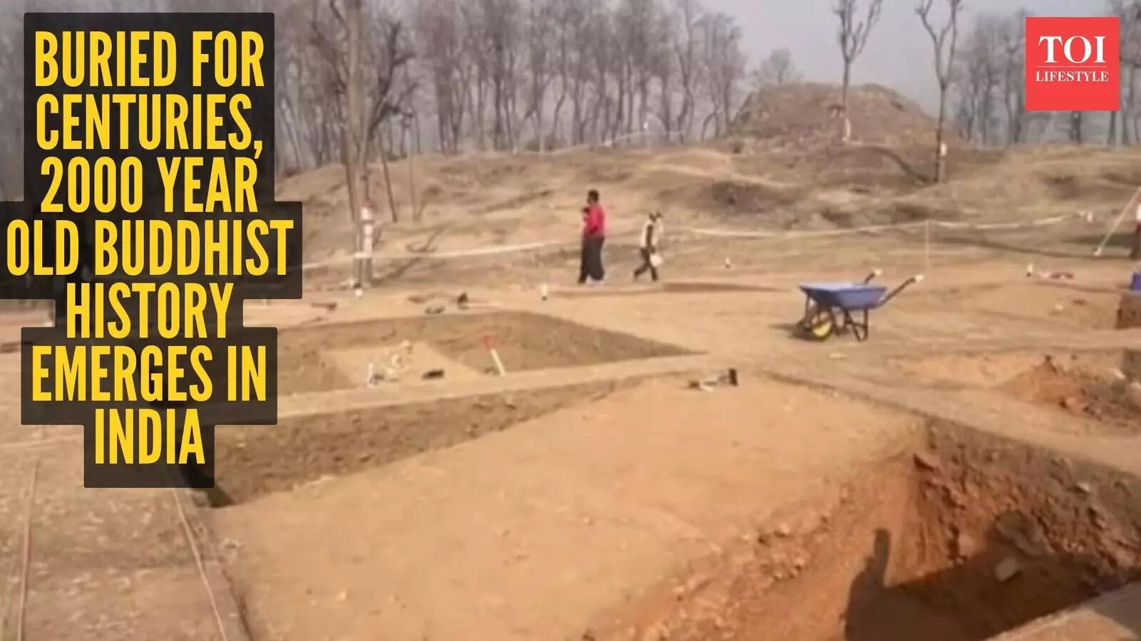 A 2,000-year-old Buddhist site from Kushan period resurfaces in Kashmir!