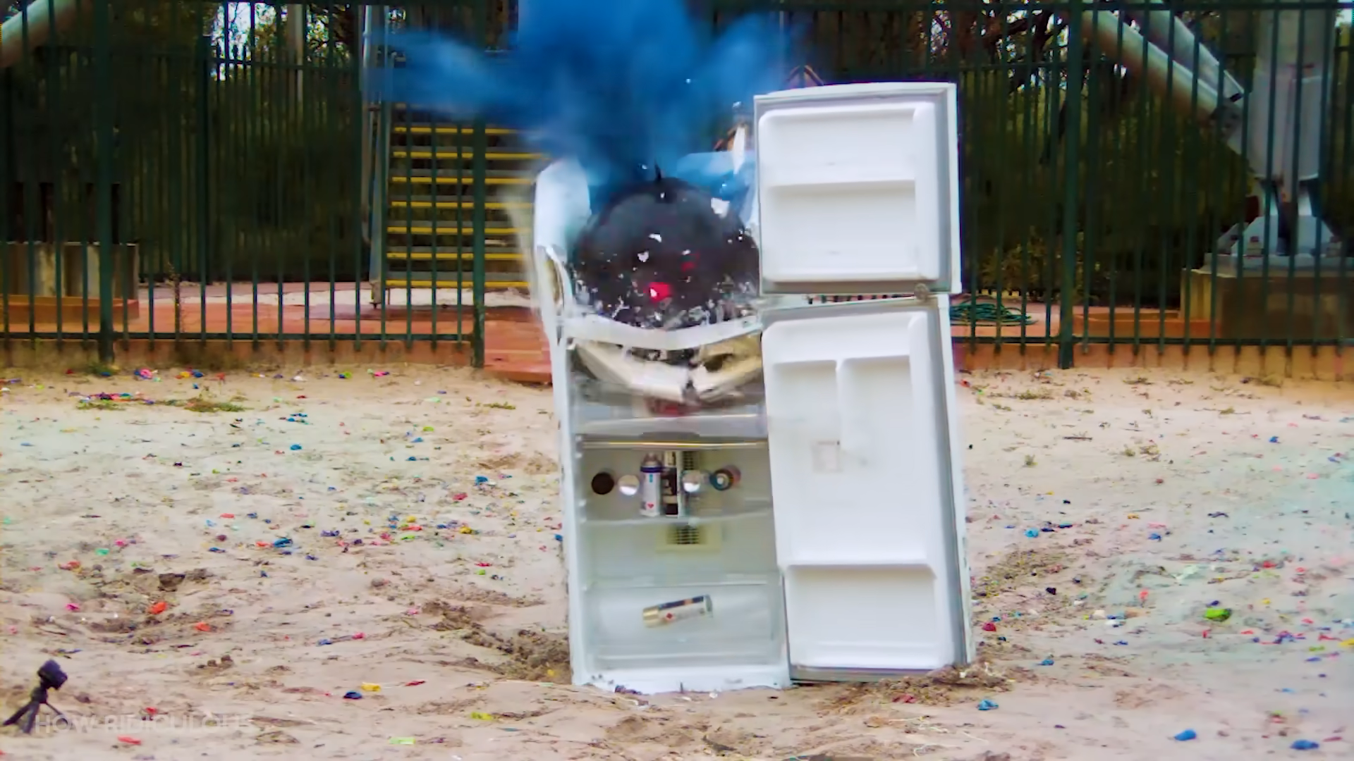 This 440 lb drop was more violent than expected