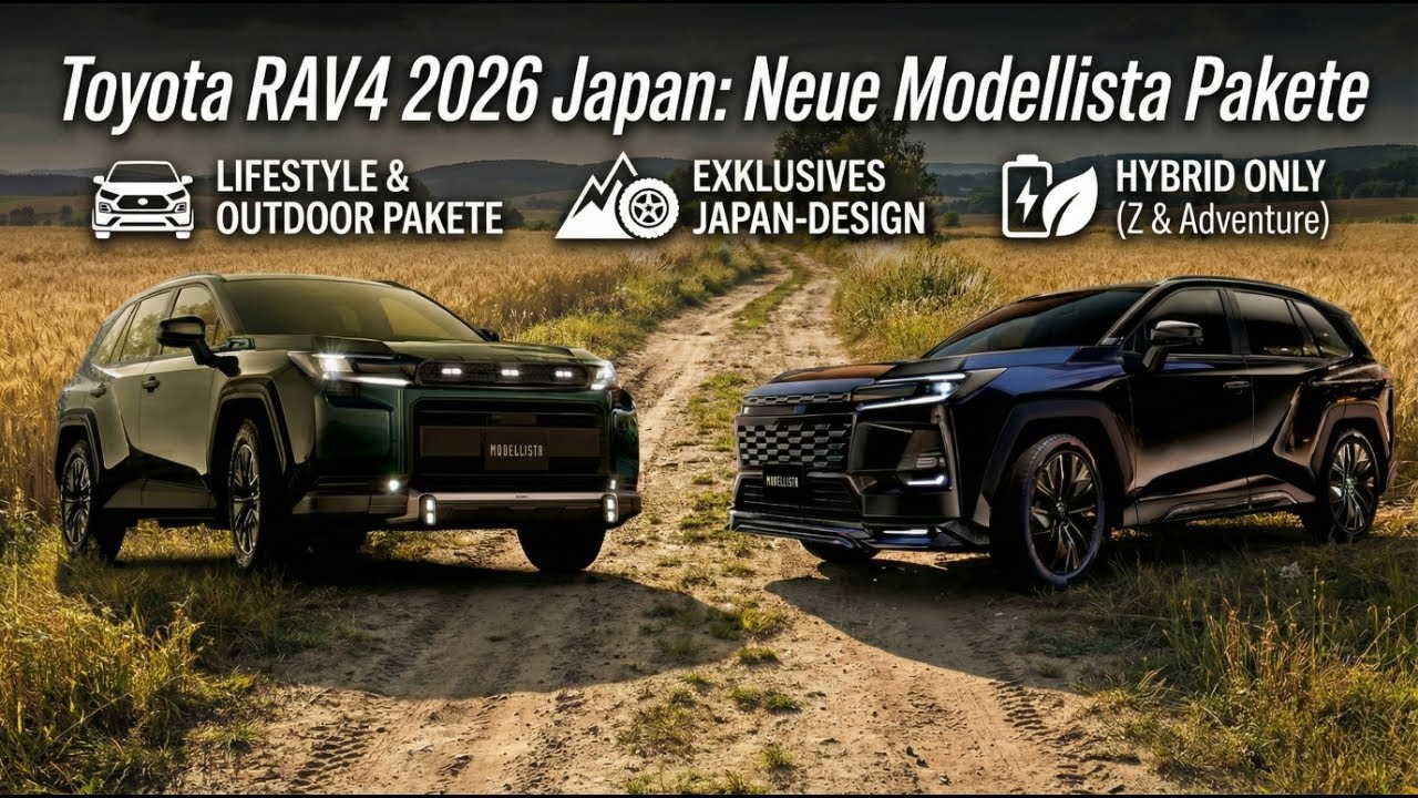 2026 Toyota RAV4 Japan: Lifestyle package & outdoor package im Detail