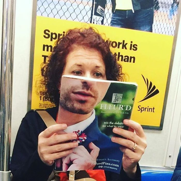 41 Funny And Strange Things Spotted On the Subway