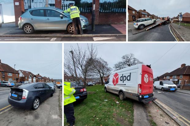 Vehicle seized and tickets issued in police crackdown on obstructive ...