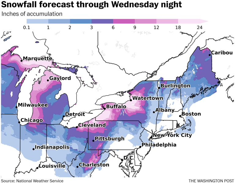 An ice storm hits parts of New York and the Northeast