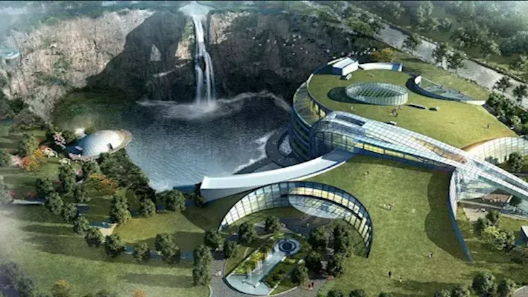 10 صور لـ أغرب فندق في العالم- يقع في حفرة تحت الأرض كتبت- أسماء مرسي: فندق إنتركونتيننتال شانجه