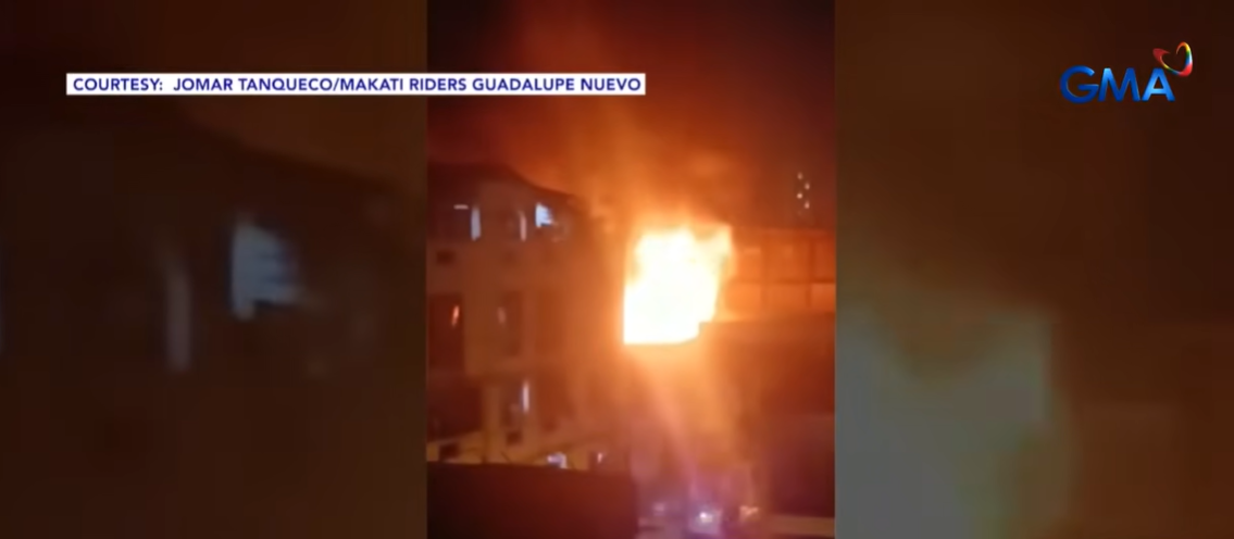 Fire hits residential area in Makati