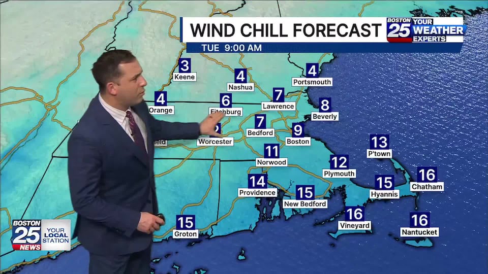 Boston 25 weather: Monday late afternoon forecast