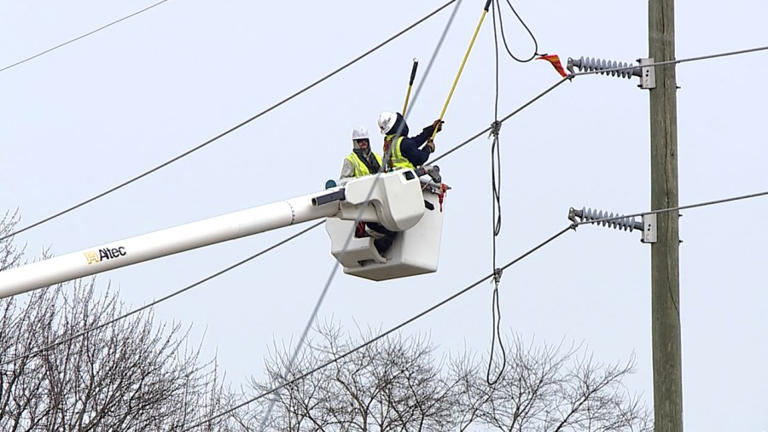 AES, Duke work around the clock to restore power after strong winds