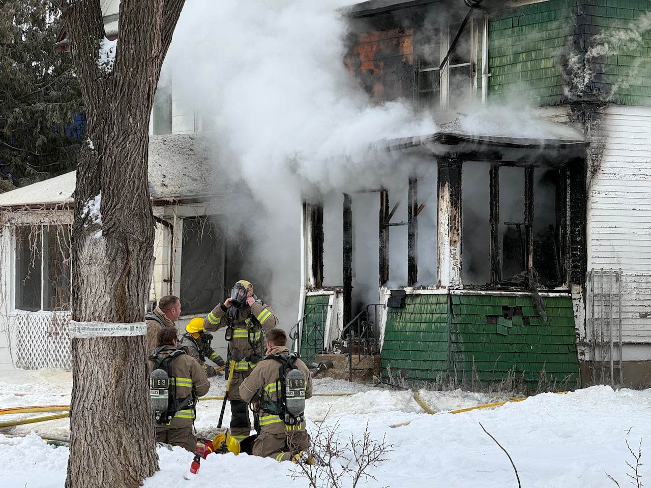 Man dead, 3 taken to hospital after fire destroys home in Lord Roberts ...