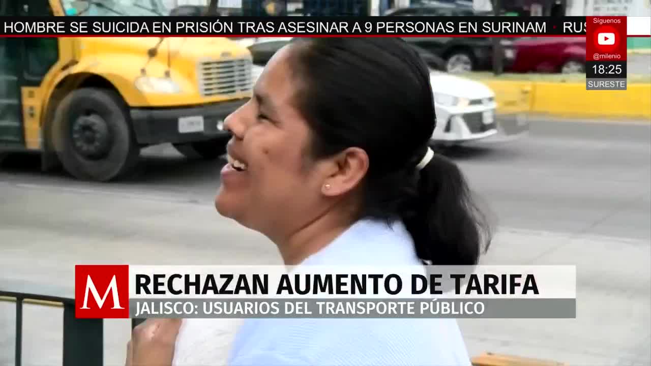 Ciudadanos en Jalisco rechazan el aumento de la tarifa del transporte ...