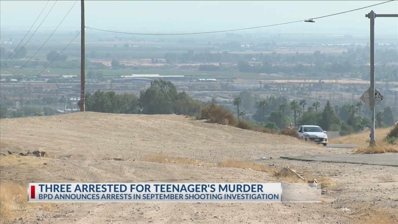 Three arrested for teenager's murder in September