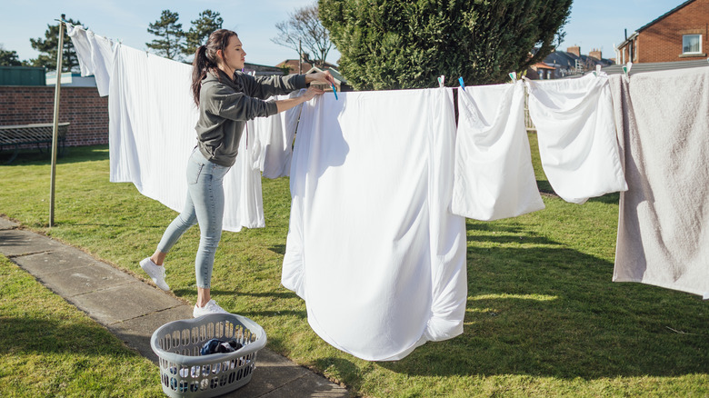 Laundry you should think twice before air drying