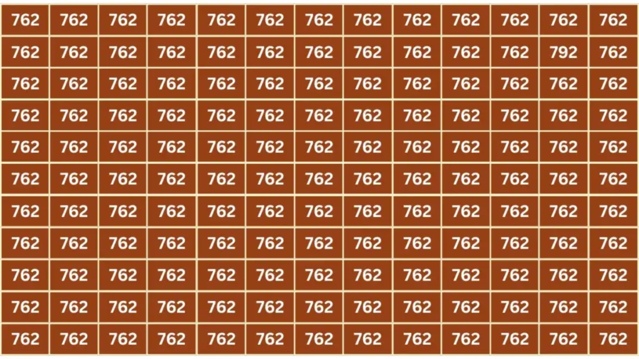 Optical illusion: 99% of people miss this number on the first look, can ...