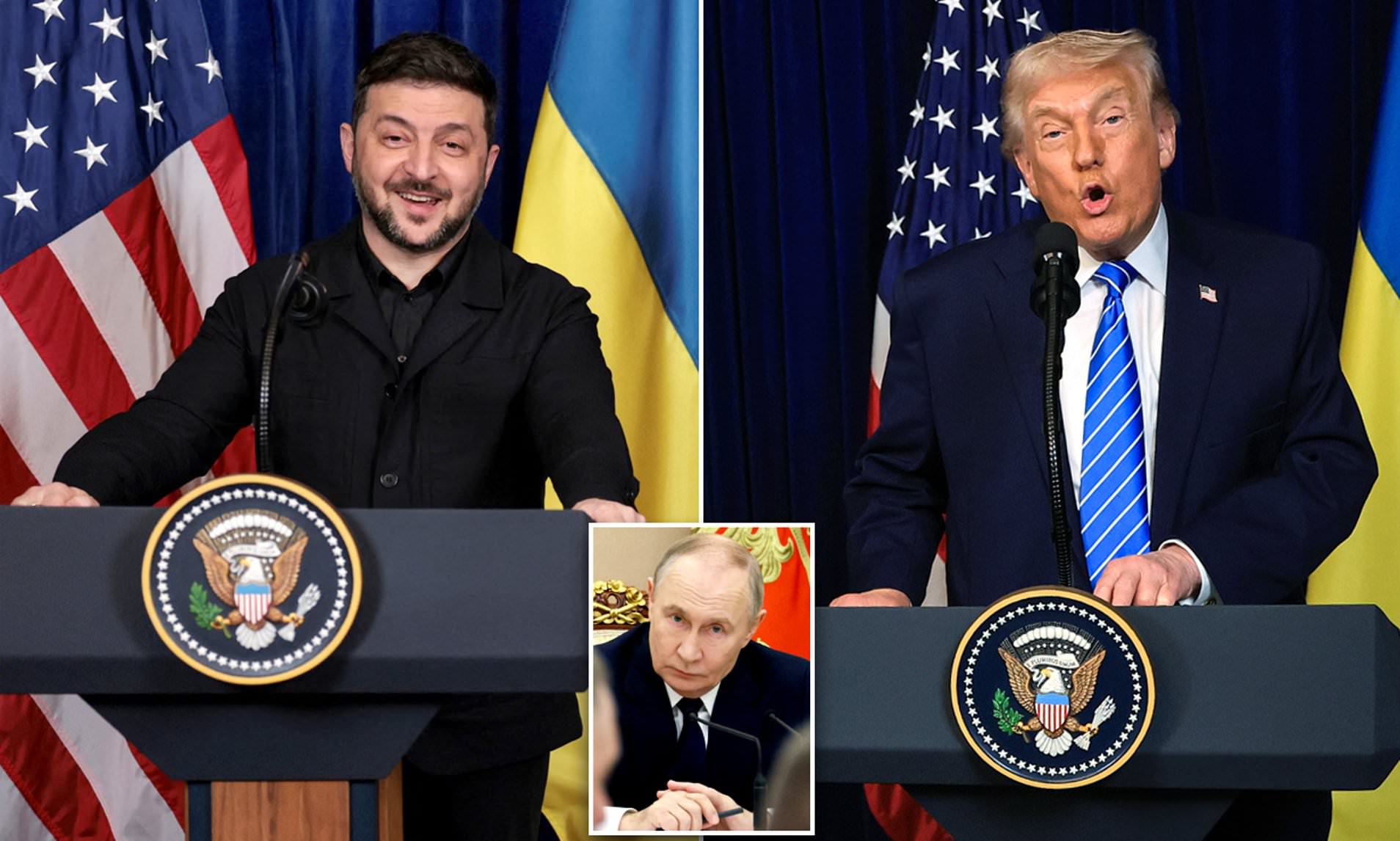 Zelensky addresses awkward moment Trump claimed Putin wants Ukraine to ...