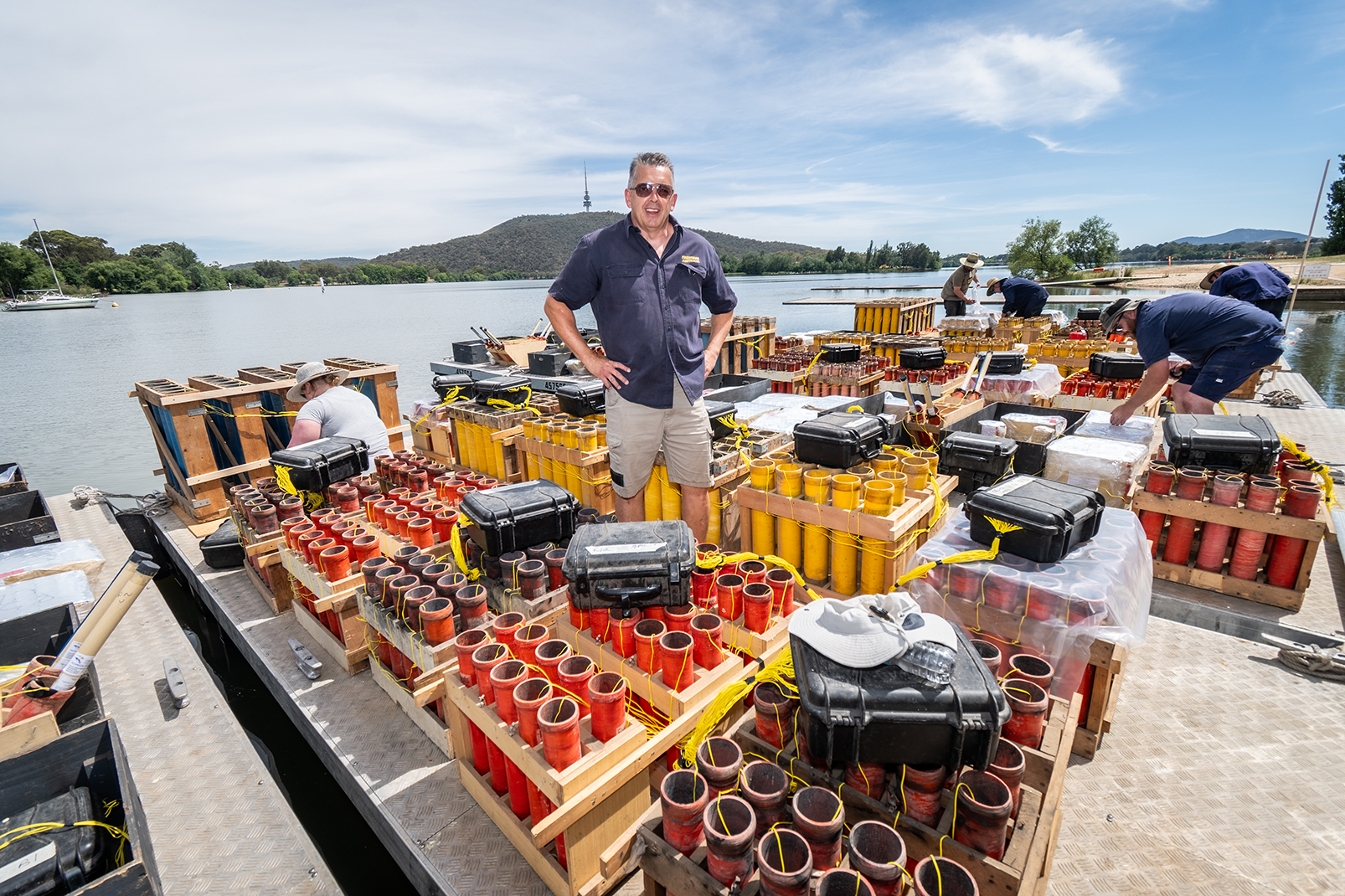 Canberra's NYE fireworks prep