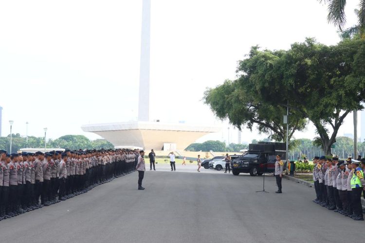 Buruh KSPI Demo di Monas Jakarta Hari Ini: 2.617 Personel Siaga, Hindari Area Monas