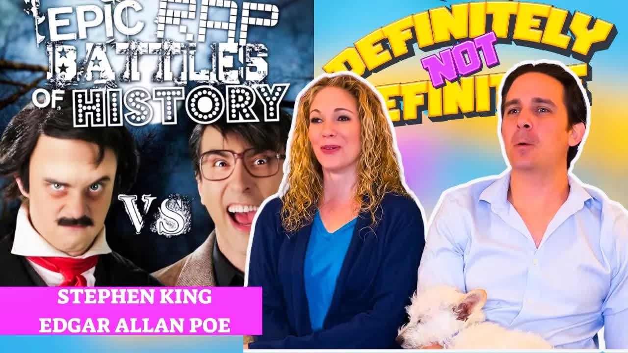 Epic Rap Battles of History Stephen King vs Edgar Allan Poe reaction