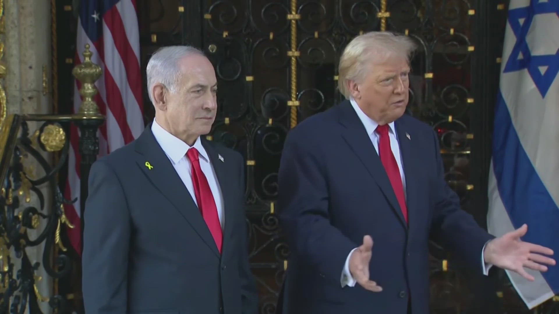 During Netanyahu visit, Trump warns Iran of further US strikes if it ...