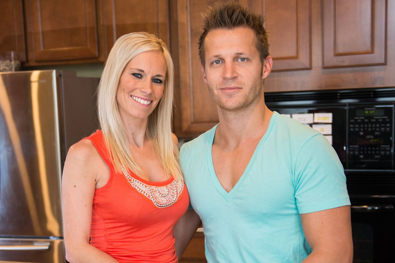 Scott Gries/A&E 'Neighbors With Benefits' star Tony McCollister with a costar in 2015