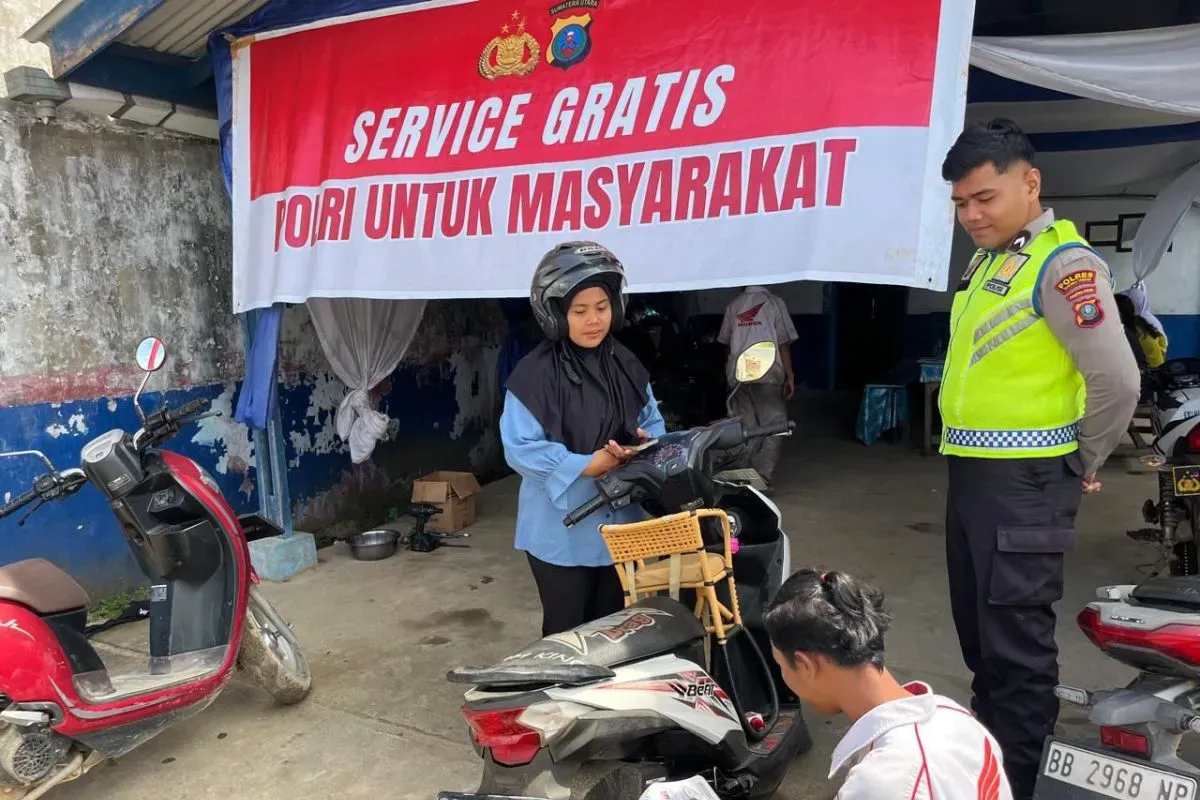 Polri Beri Layanan Gratis untuk Motor, Konsumen Jadi Korban Banjir Sumatera