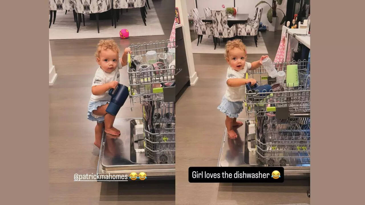 Patrick Mahomes and Brittany’s daughter Golden flaunts balance and beautiful hair in sweet moment