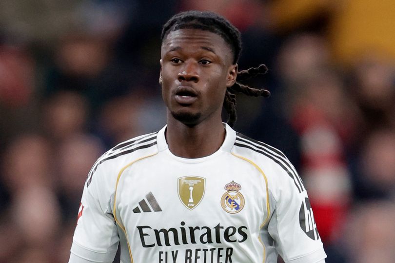 Real Madrid midfielder Eduardo Camavinga