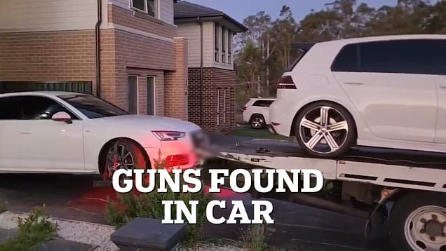 Six arrested after cops allegedly find guns in western Sydney car