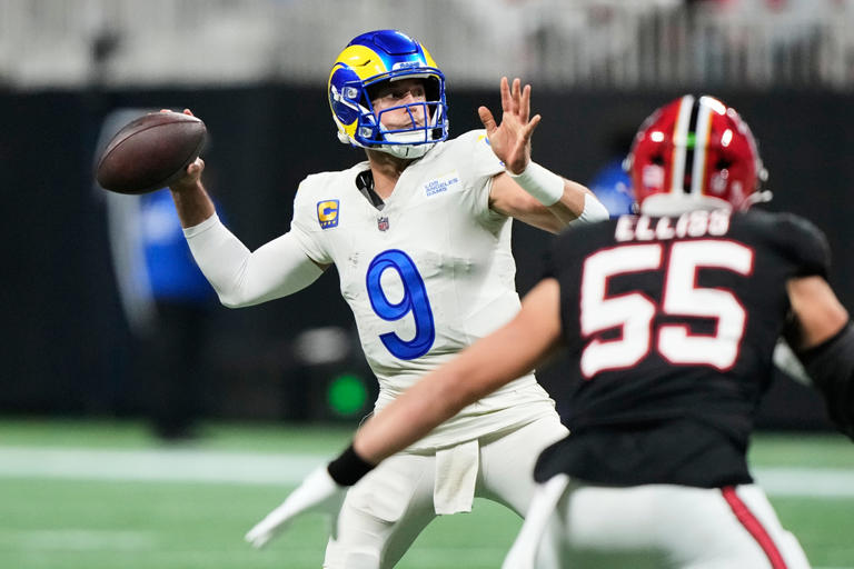 Robinson runs for 195 yards as Falcons recover to upset Rams 27-24 on ...