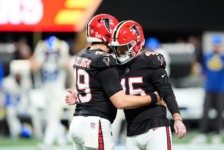 Robinson runs for 195 yards as Falcons recover to upset Rams 27-24 on ...