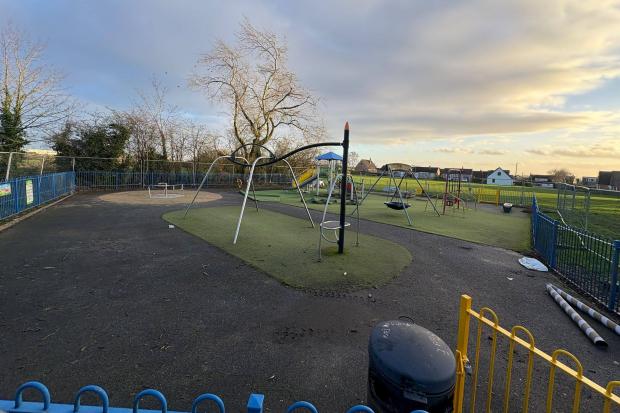 Park gets first upgrade in a decade with swings and climbing frame