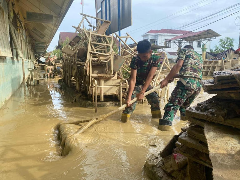 Prajurit TNI AD, Banjir Sumatra