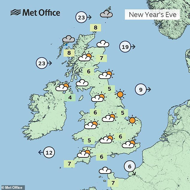 Met Office issues snow warning as New Year brings Arctic freeze with ...