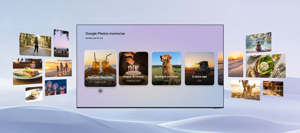 Google Photos hadir di Samsung AI TV 2026, kenangan tampil megah
