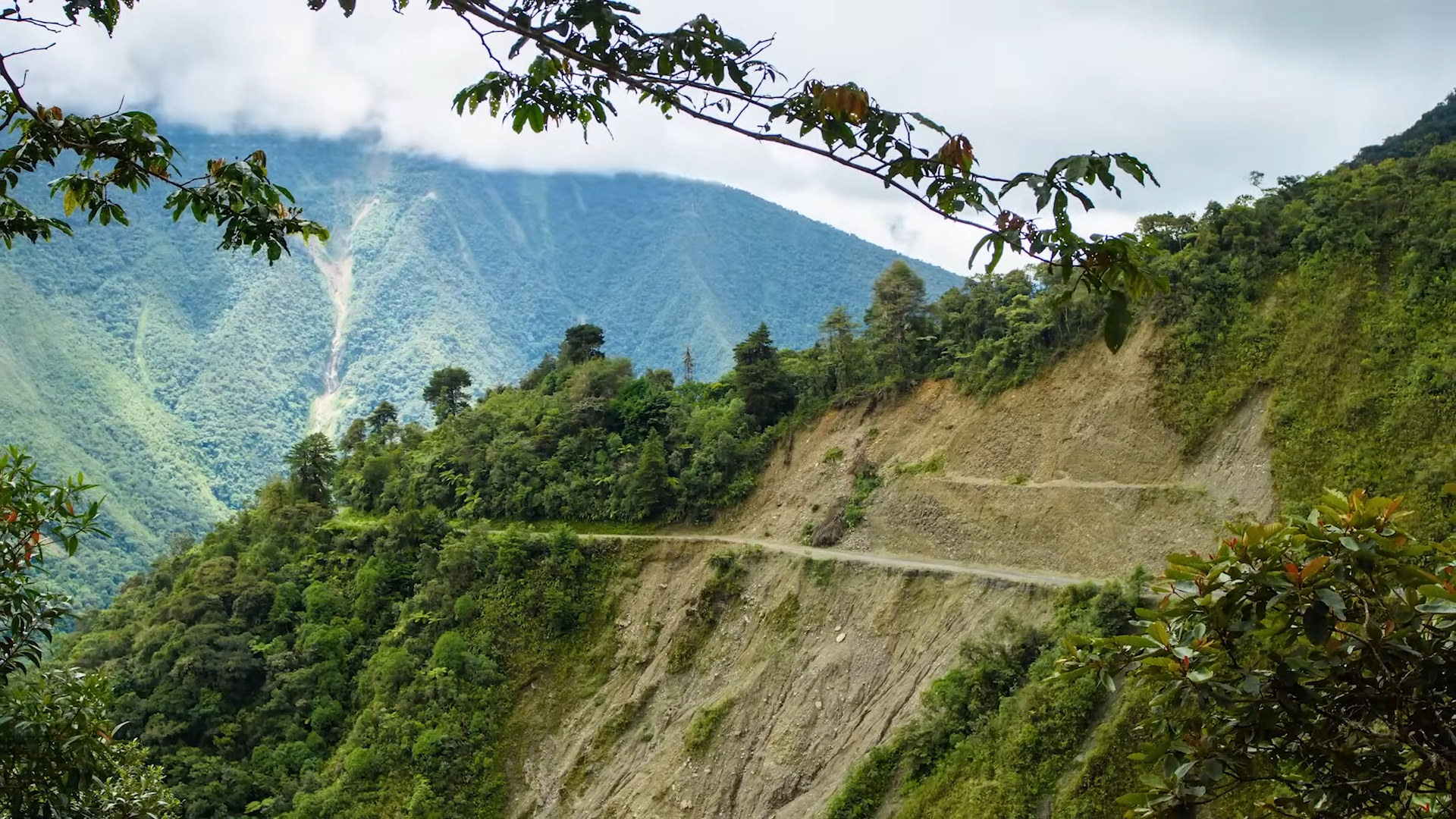 Between 200 and 300 people died here every year - the road stayed open