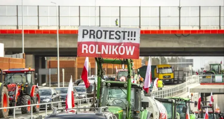Ogólnopolski protest rolników. 