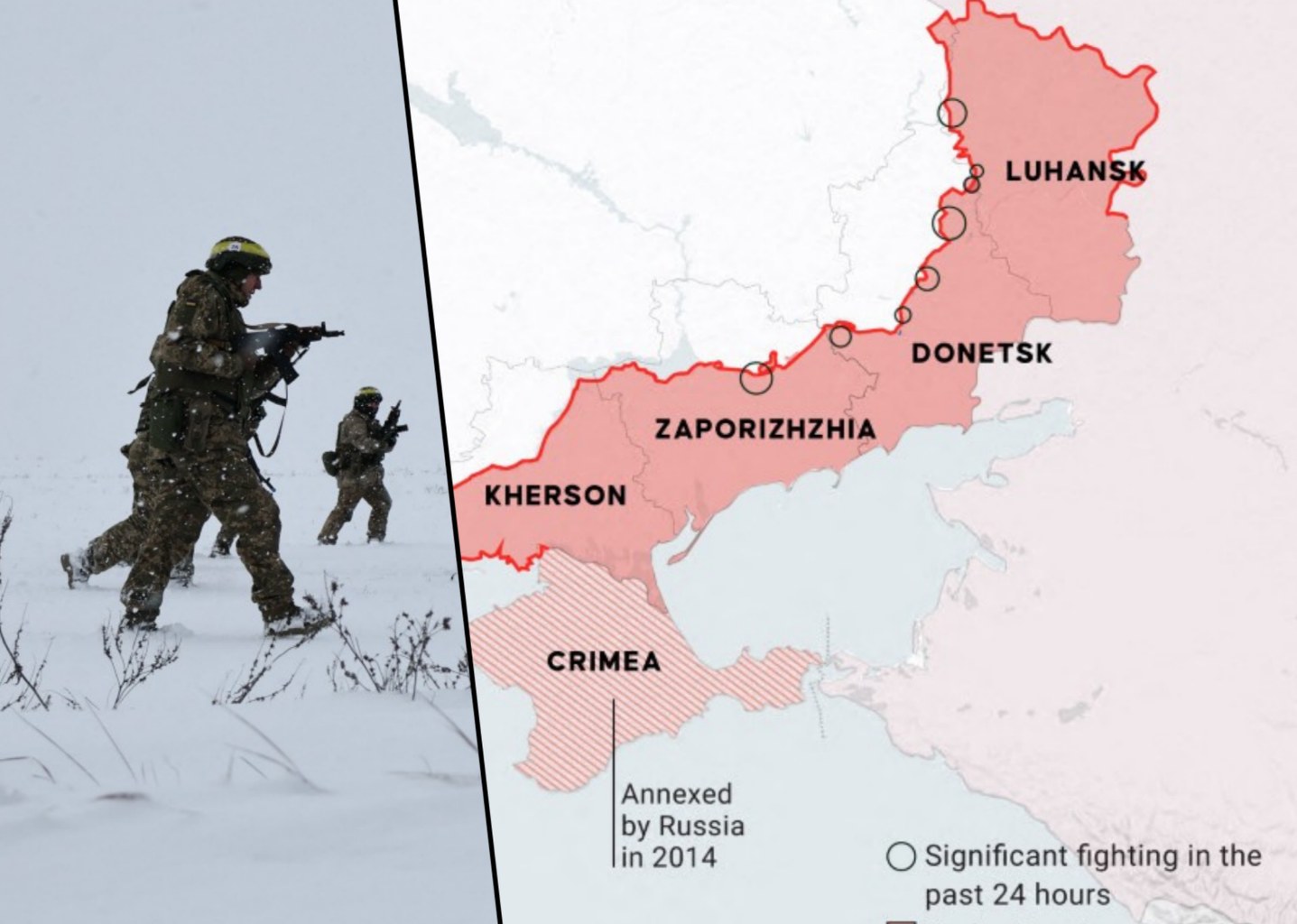 Powstała „szara strefa” na wojennej linii frontu. Ukraińcy ujawniają