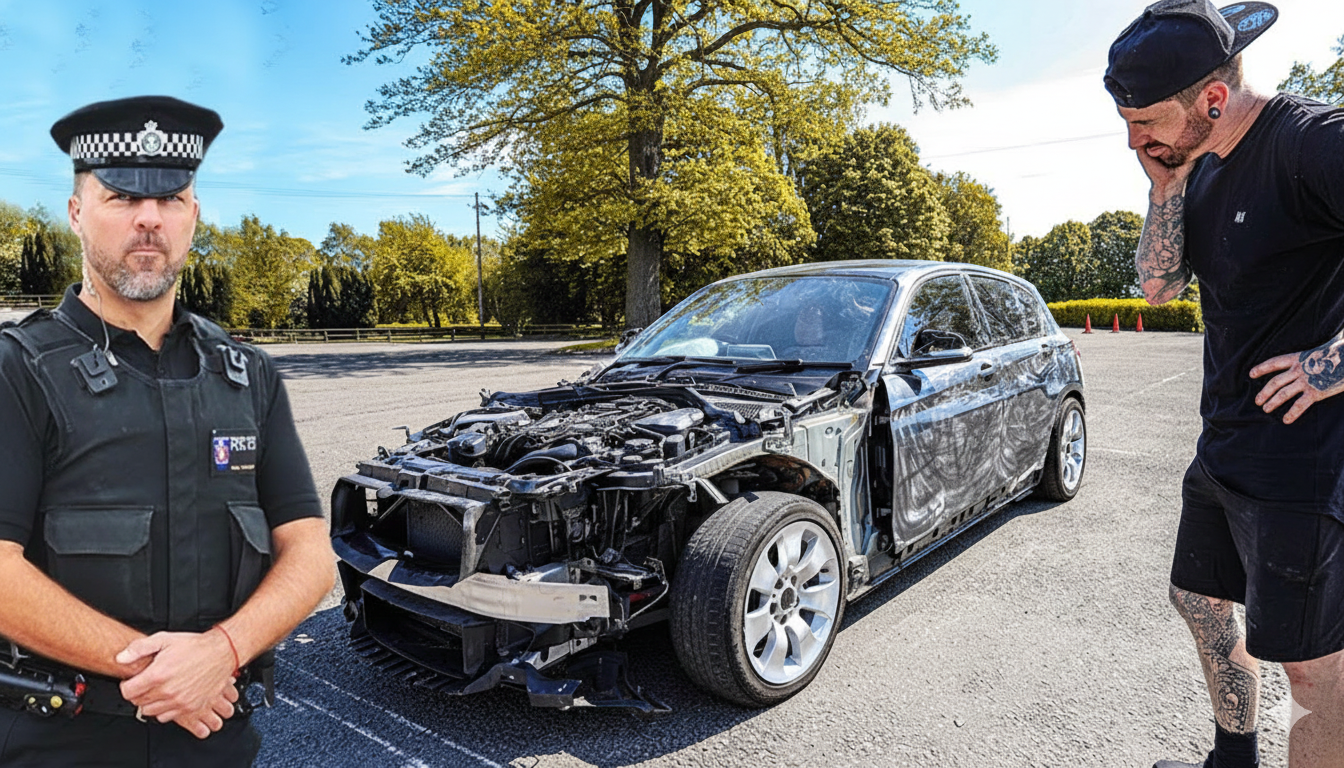 This BMW was cheap for a reason and the police tell the story