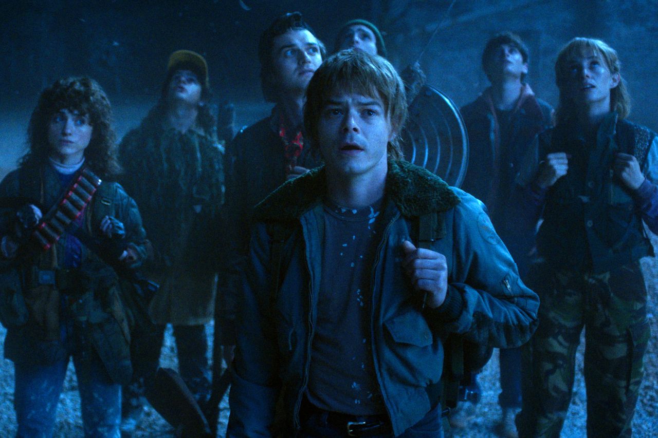 Courtesy of Netflix The cast of 'Stranger Things' in the series finale