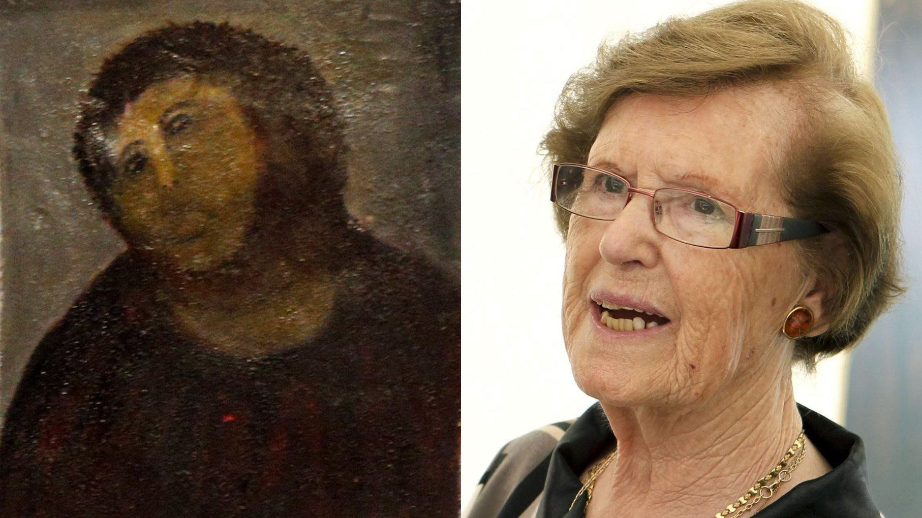 Woman behind infamous 'Monkey Christ' restoration dies