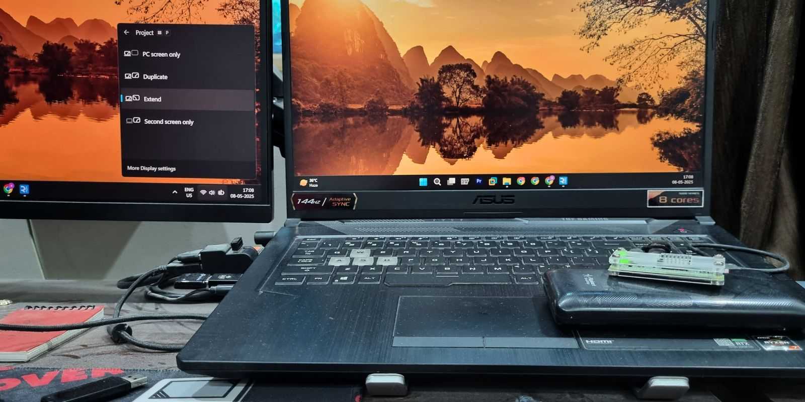 photo of raspberry pi downloading device with a windows-pc