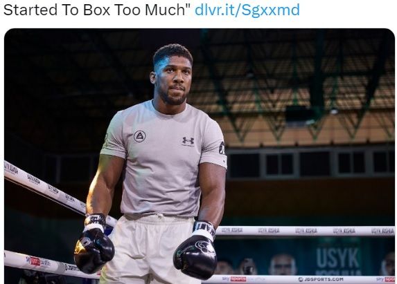 Anthony Joshua Kecelakaan, Oleksandr Usyk Tunjukkan Kepedulian