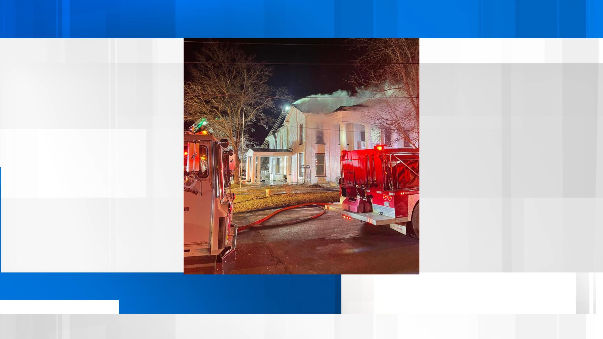 Bath County road back open after structure fire