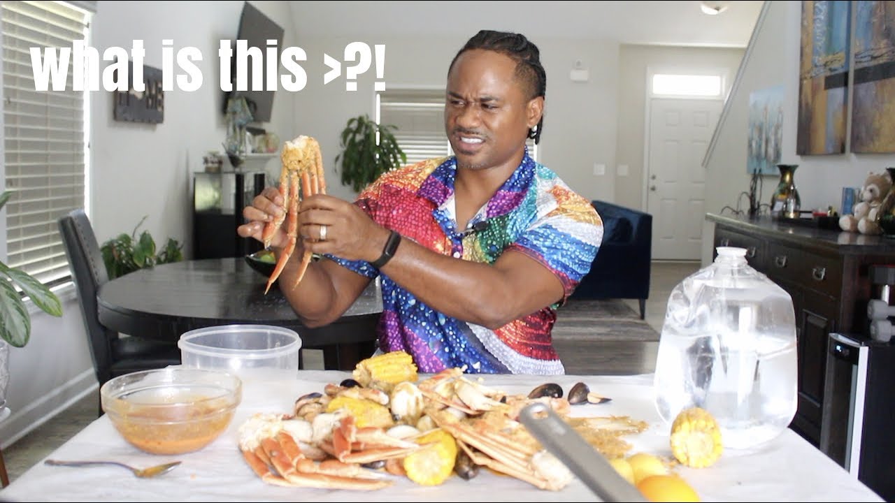 Watch this creator's first-ever seafood boil experience