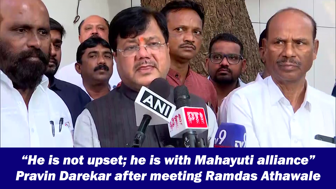 He is not upset; he is with Mahayuti alliance, Pravin Darekar after ...