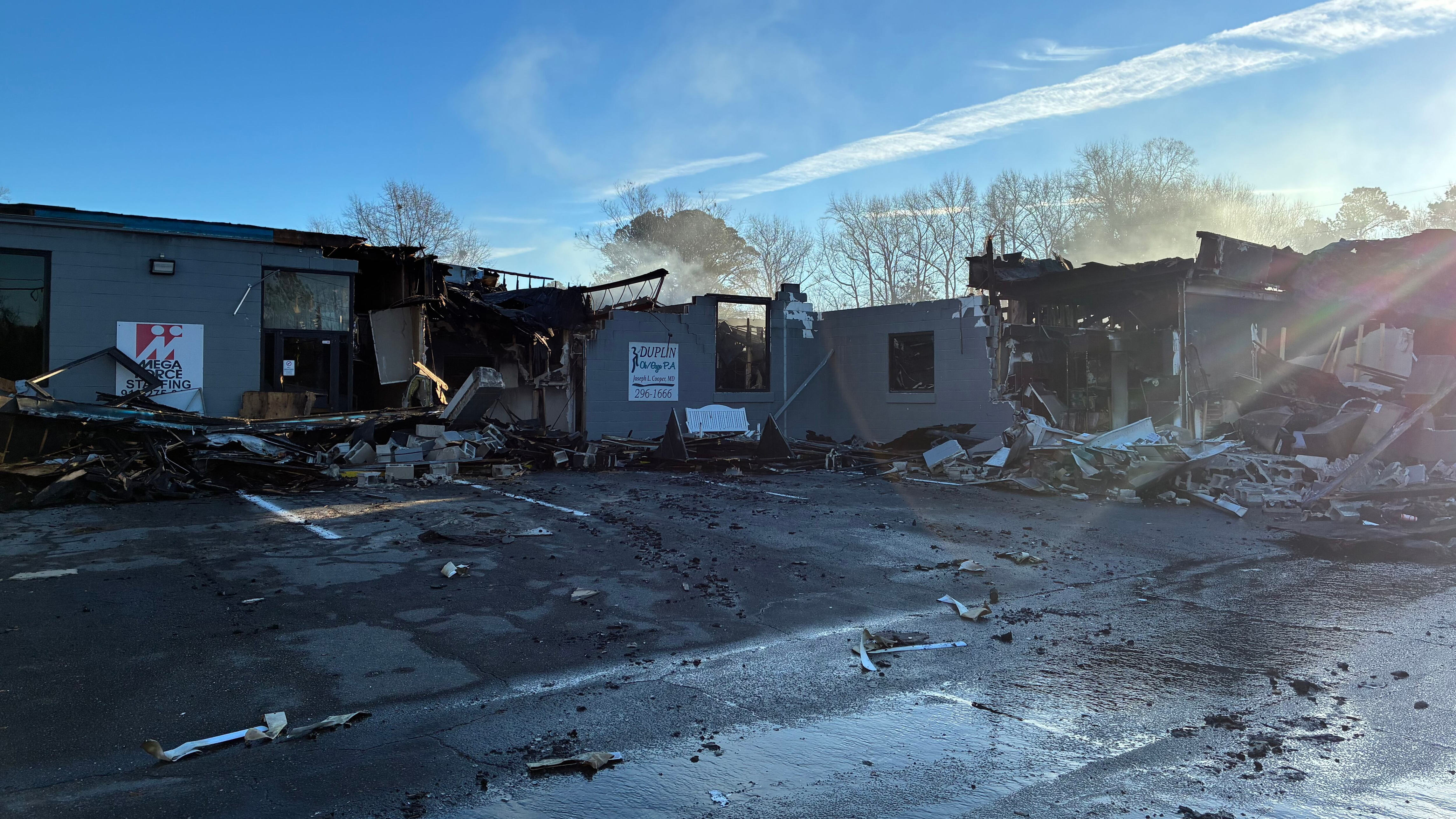 It was horrifying: Structure heavily damaged in Kenansville fire