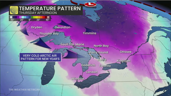 Coldest temperatures in over a decade for some this New Year's