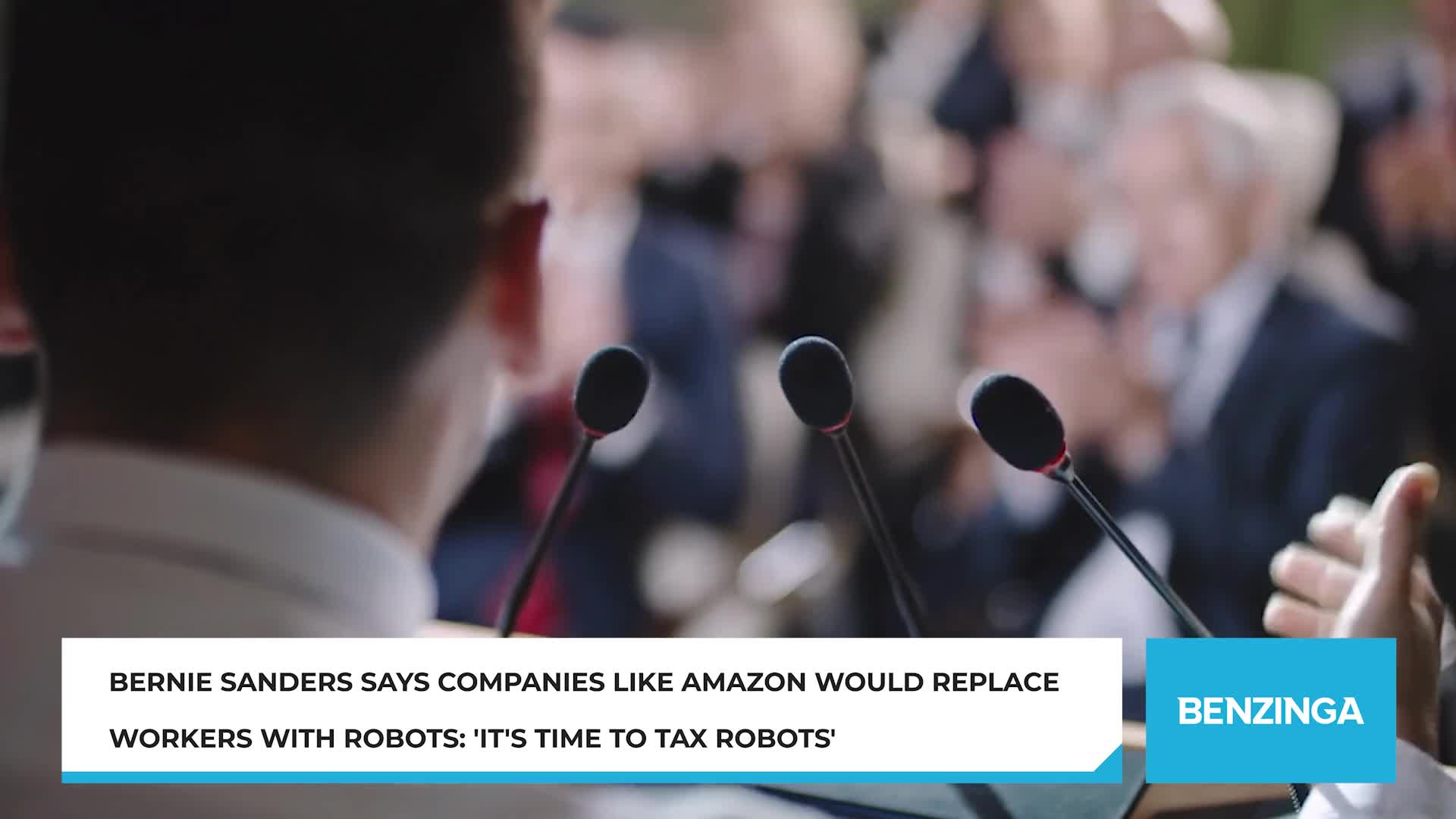 Bernie pushes robot taxes