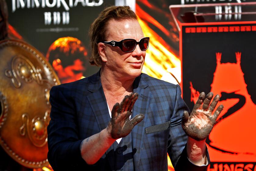 Actor Mickey Rourke faces eviction from LA home over $60,000 in unpaid rent<br><br>