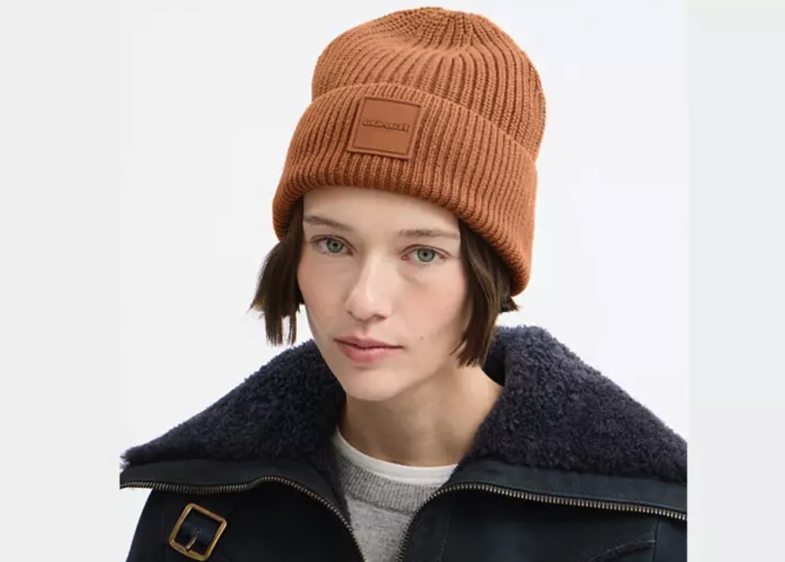 Coach Outlet's stylish $38 beanies are 60% off — 'Warm and Soft'